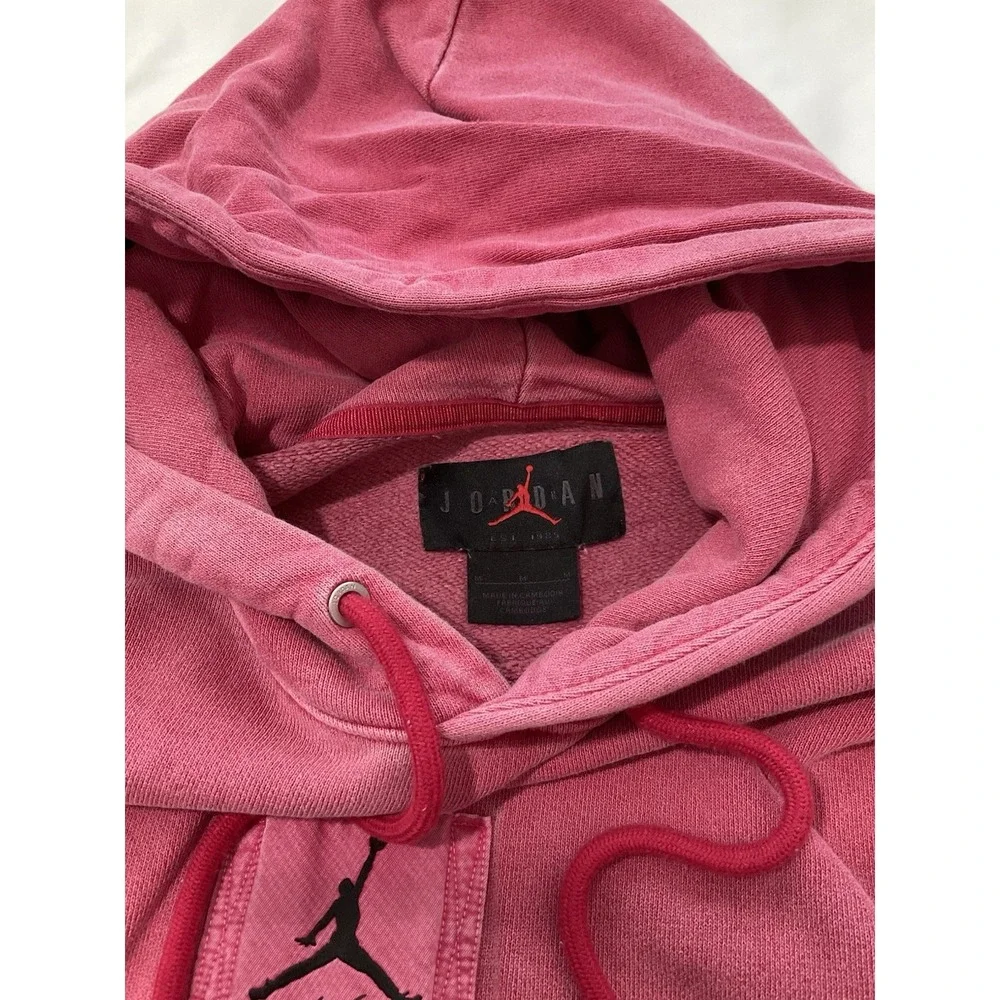 Nike Air Jordan Flight Essentials Hoodie Cranberry/Red Men's Size M 24